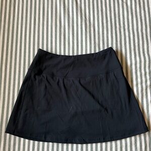 Black Athletic Tennis Skirt